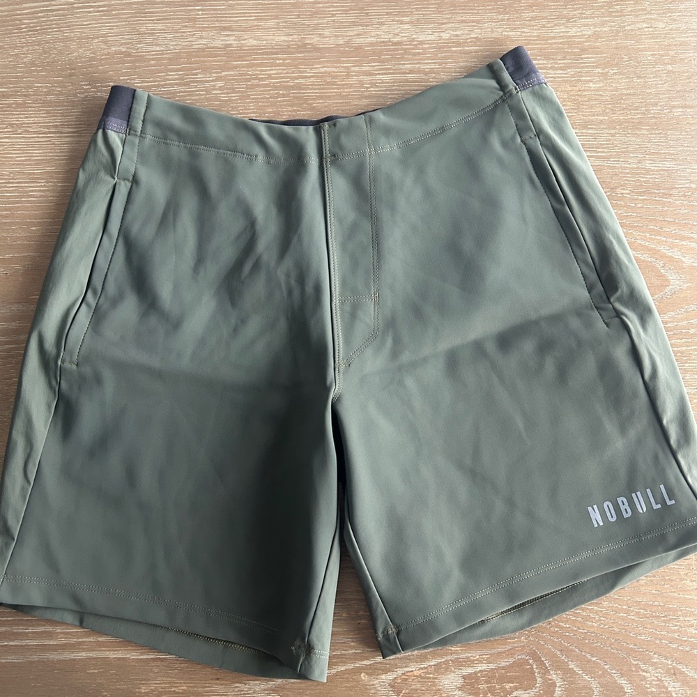 NOBULL Olive Green Workout Shorts